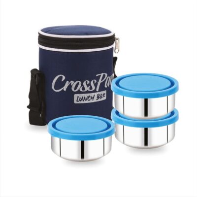 Imperial Stainless Steel Lunch Box, Blue
