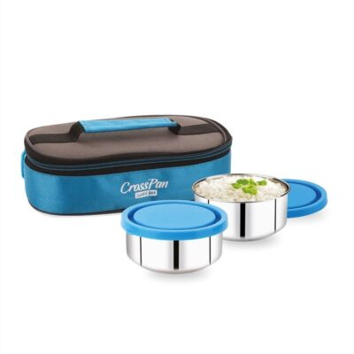 Zenith Freshmeal Stainless Steel Lunch Box, Blue