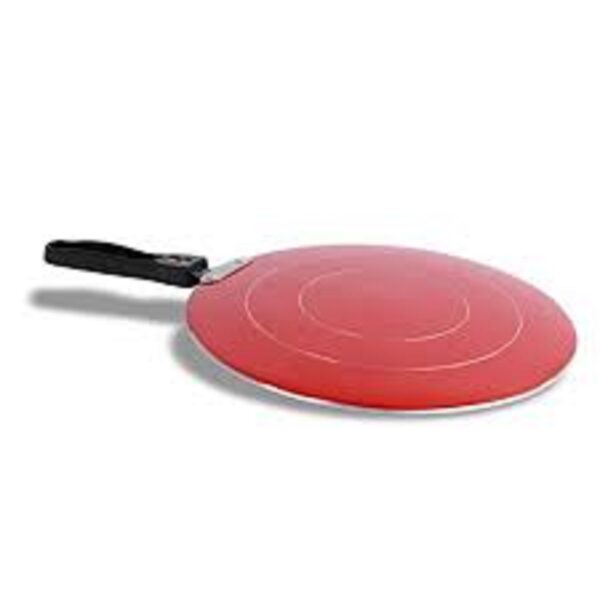 NonStick Roti Tawa 28 cm Diameter, Red - Image 2