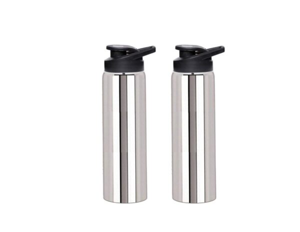 Sports Combo Stainless Steel Water Bottle (750 ml) - 2 Nos