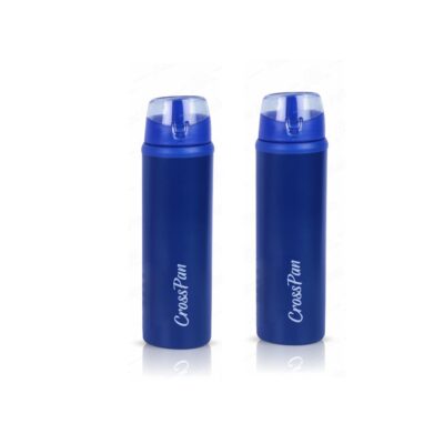 Carbo Combo Stainless Steel Water Bottle (750 ml) – 2 Nos (Blue)
