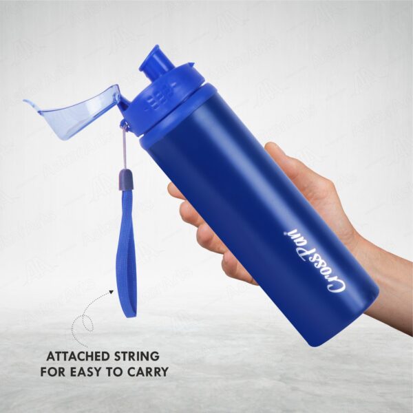 Carbo Combo Stainless Steel Water Bottle (750 ml) - 2 Nos (Blue) - Image 5