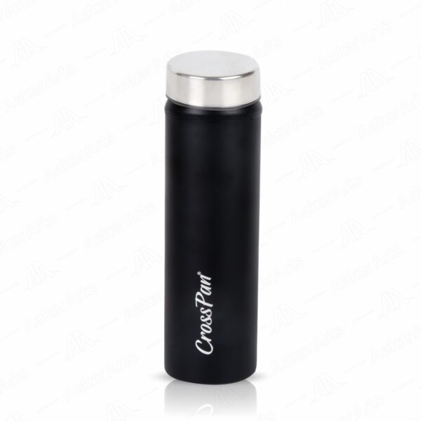 Combo Stainless Steel Water Bottle (750 ml) - 2 Nos (Black) - Image 2
