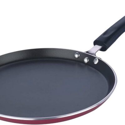 NonStick Dosa Tawa 28 cm Diameter, Red