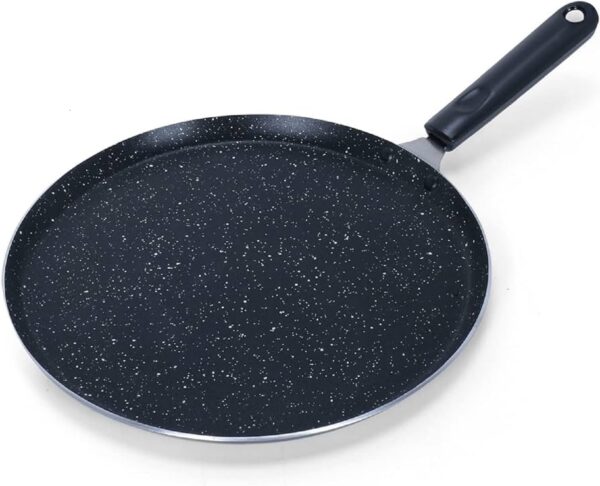 NonStick Dosa Tawa 25 cm Diameter Induction Base, Black