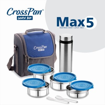 Max5 Executive 4 Container Lunch Box with Water Bottle