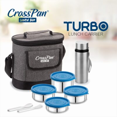 Turbo5 Executive 4 Container Lunch Box with Water Bottle